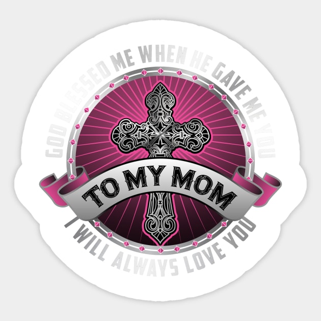 To My Mom Sticker by BrillianD